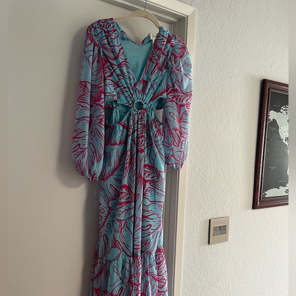 Jessica Simpson tropical maxi dress - Picture 8 of 8